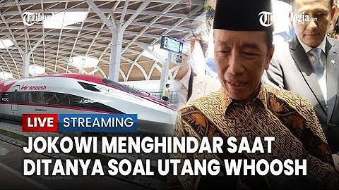 🔴Presiden Jokowi Enggan Tanggapi Pertanyaan soal Utang Whoosh Rp116 Triliun