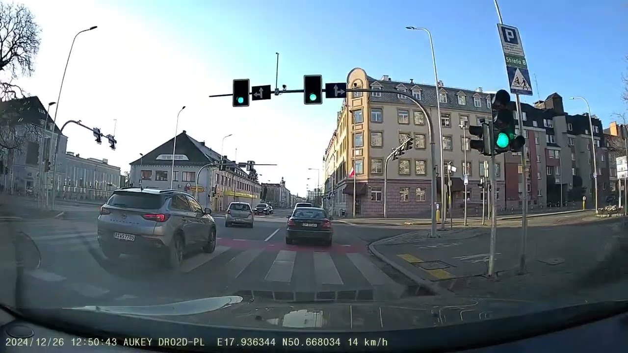 Przejazd ulicami Opola 1/2