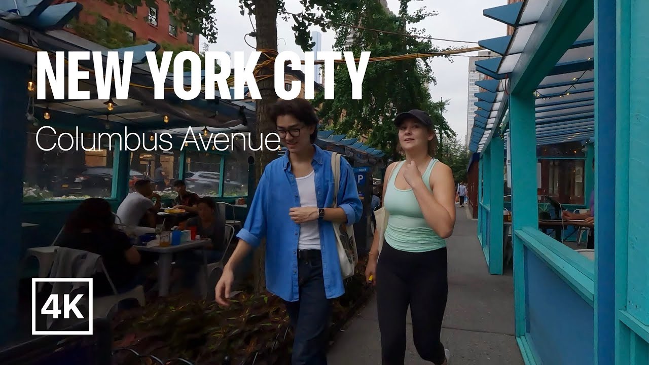 [4K] New York City 🗽 Summer Walk - Columbus Avenue & Lincoln Center [Aug. 2022]