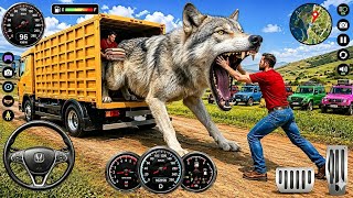 🐺Giant Wolf Transport Truck Simulator 🚛| Angry Wolf Attack Mission😱 Real Truck Driving Gameplay 2026