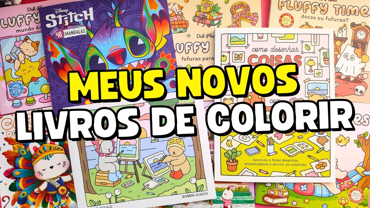 Novos Livros de Colorir do Bobbie Goods, Stitch e outras fofuras!! *LANÇAMENTOS