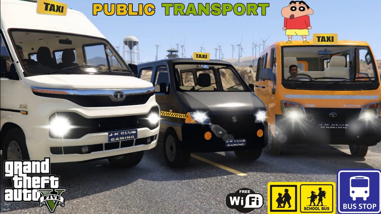 GTA 5 : FRANKLIN AND SHINCHAN BUYING NEW VAN FOR PUBLIC TRANSPORT BUSINESS IN GTA 5