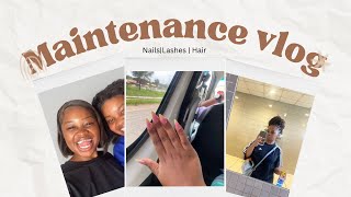 Maintenance Vlog Hair  Boho Braids  Lashes  Nails  Chitchat 