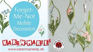 Forget-Me-Not Mobile Decoration | Quilling Inspiration