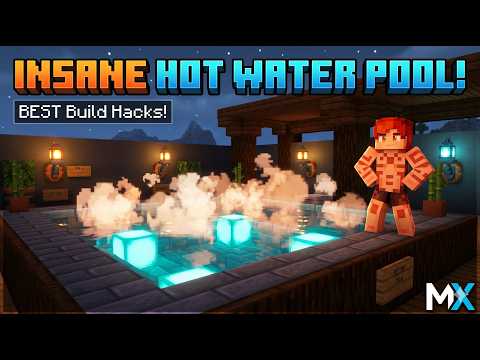 How To Make A Hot Water Pool in Minecraft 1.21 |Java Edition |Bedrock ...