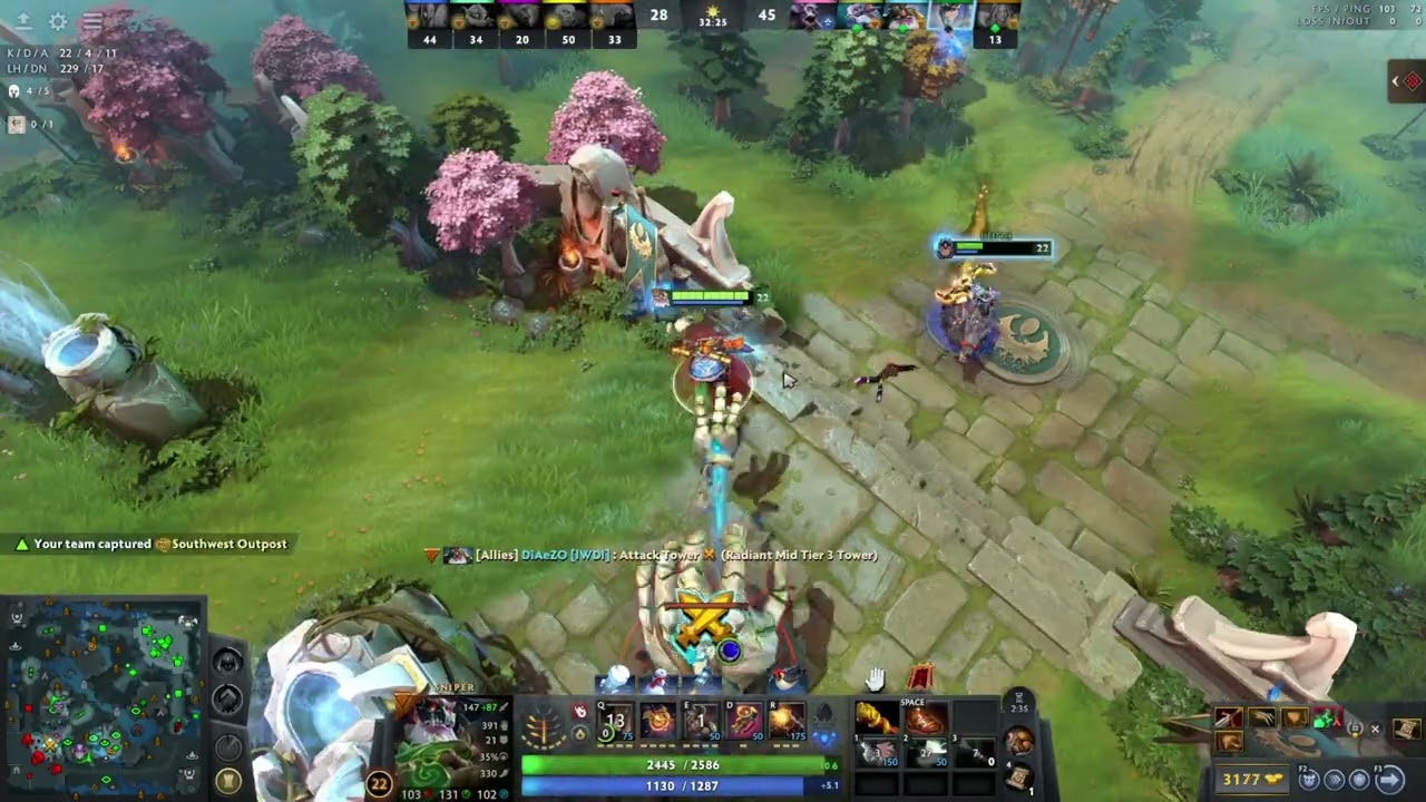 I BROKE THE GAME WITH SNIPER! 😱 (30 KILLS) Dota 2 Gameplay