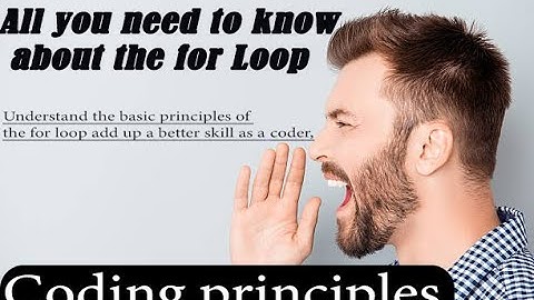 UNLOCKING THE POWER OF LOOPS:ALL YOU NEED TO KNOW ABOUT THE FOR LOOP AND HOW IT WORKS.