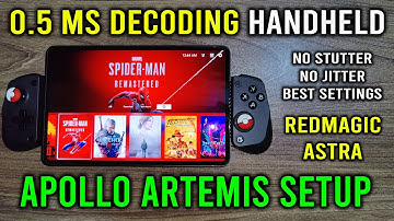 Apollo Artemis Set Up Guide For Lowest Latency with Playnite REDMAGIC Astra