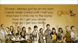 glee - alone lyrics