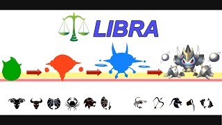 Libra - Pokemon Zodiac - Egg And Evolution Ver 1 .