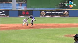 20140718-1 爆米花 崇越vs國訓 1上 國訓守備失誤連連 讓崇越攻下第3分