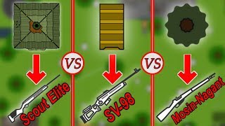 SV98 vs MOSINNAGANT vs SCOUT ELITE | SURVIV.IO