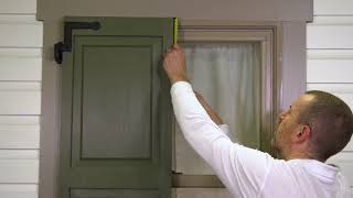 How to Install Shutter Hardware - Van Dykes Restorers