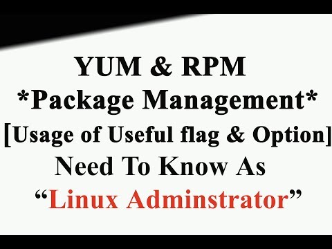 Yum and rpm command in Linux | RHEL | CENTOS