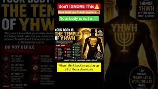 DON'T IGNORE THIS!!! It could Cost YOU. #WakeUp #YourBodyIsTheTempleOfYHWH #STOPIT