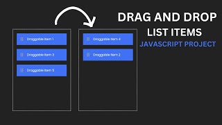 How To Create Drag & Drop List Using HTML CSS And JavaScript