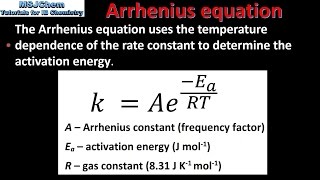 activation energy equation