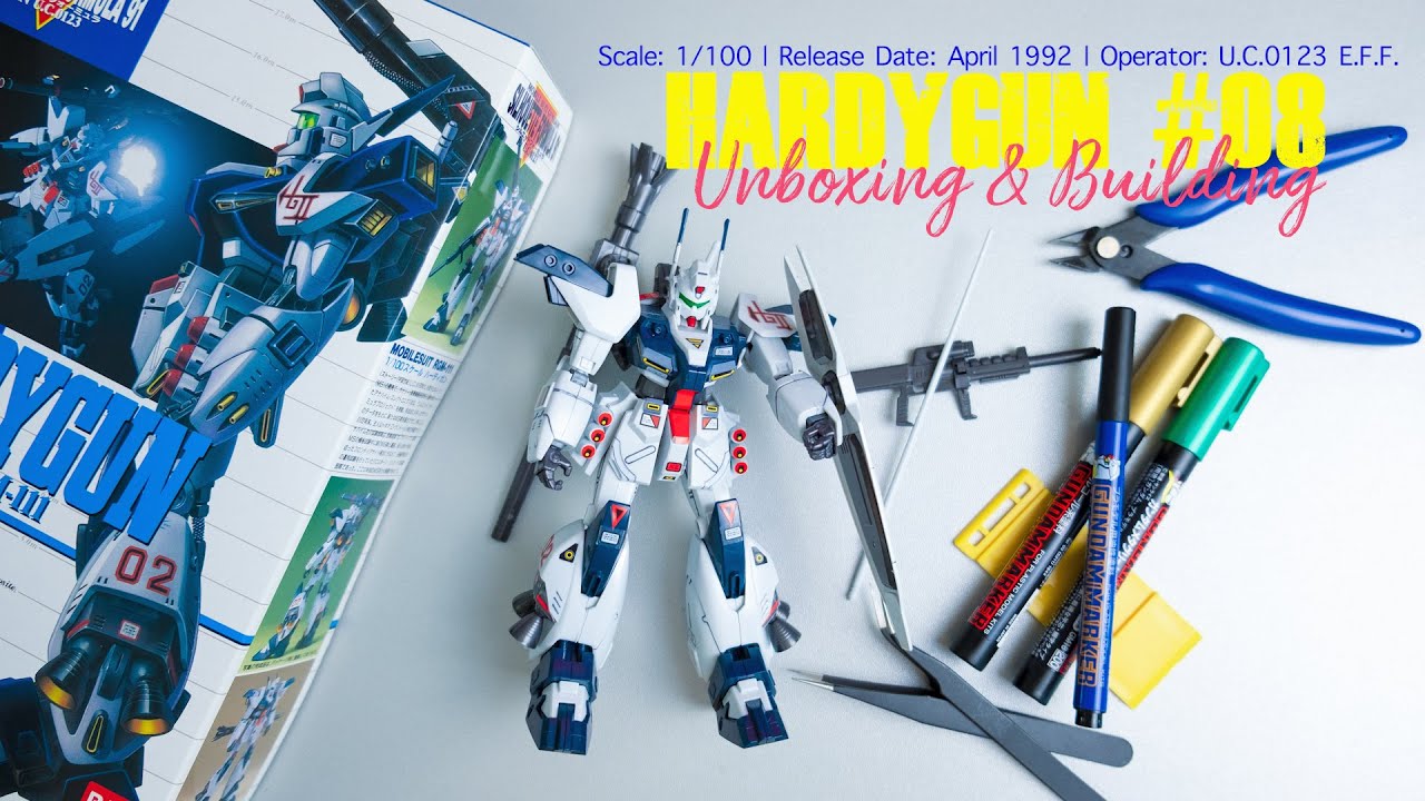 RGM-111 HARDYGUN Gundam F91#01Formula 91 (1/100 Scale) - YouTube