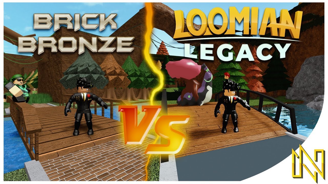 Comparison Brick Bronze Vs Loomian Legacy Loomian Legacy Youtube - dantdm roblox pokemon brick bronze the movie