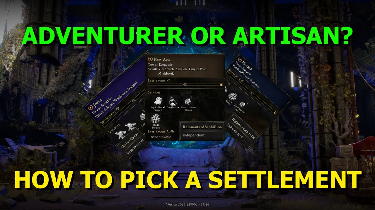 Как ваш стиль игры должен влиять на выбор места поселения и ремесленных навыков в Ashes of Creation