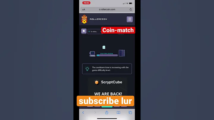 main game Coin-match di #rollercoin game #gamepenghasiluang cuma #pakaihp