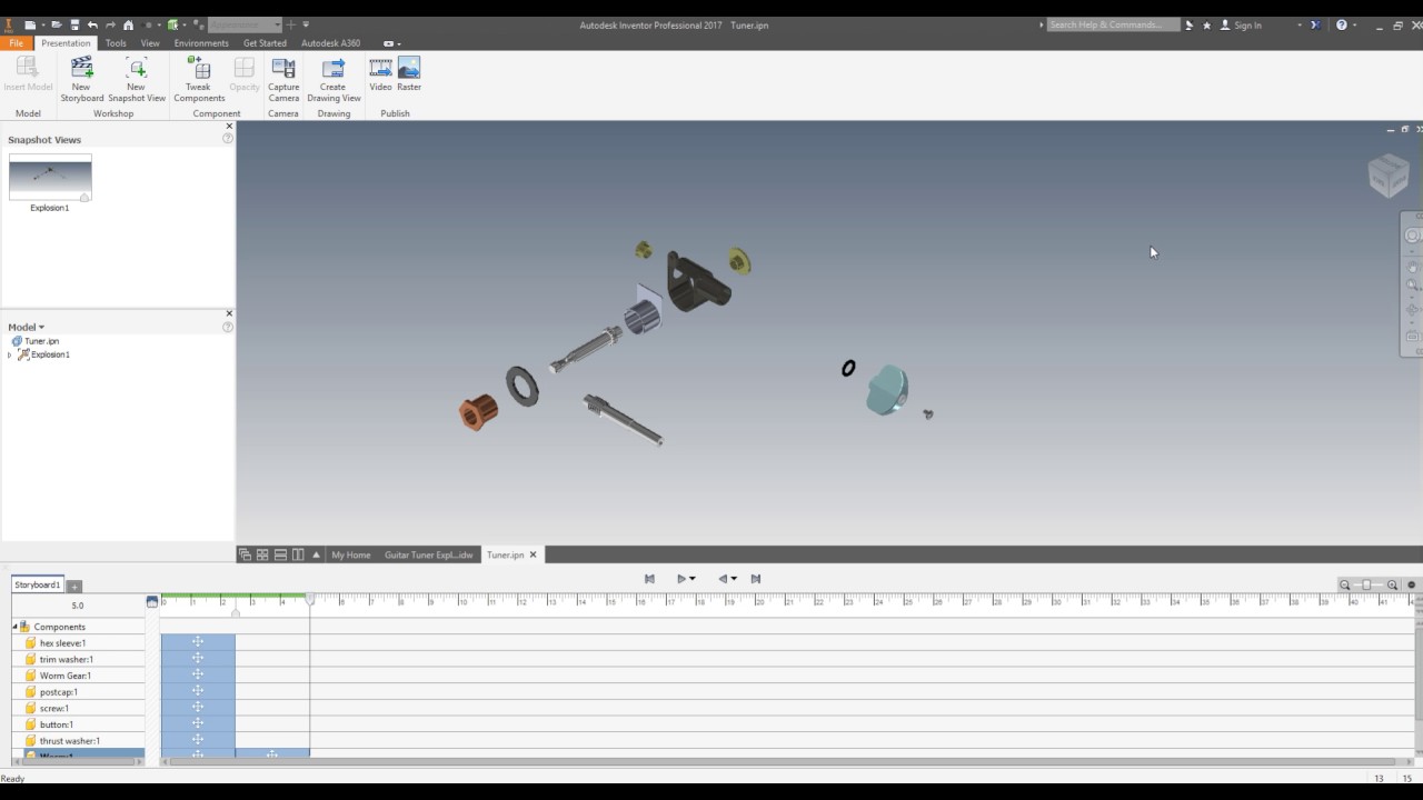 inventor presentation update model