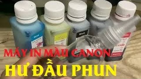 NGUYÊN NHÂN HƯ ĐẦU PHUN CANON, MỰC CANON 6770,6860,..TỐT ÍT HẠI ĐẦU PHUN