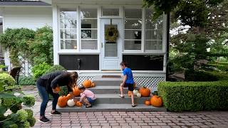 Dressing Up the Hartley Pots & Back Porch Stairs for Fall! 🍁🍂🍁 // Garden Answer
