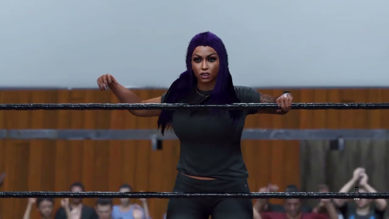 STW universe Ashley Rio vs Spider Hardcore Championship 
