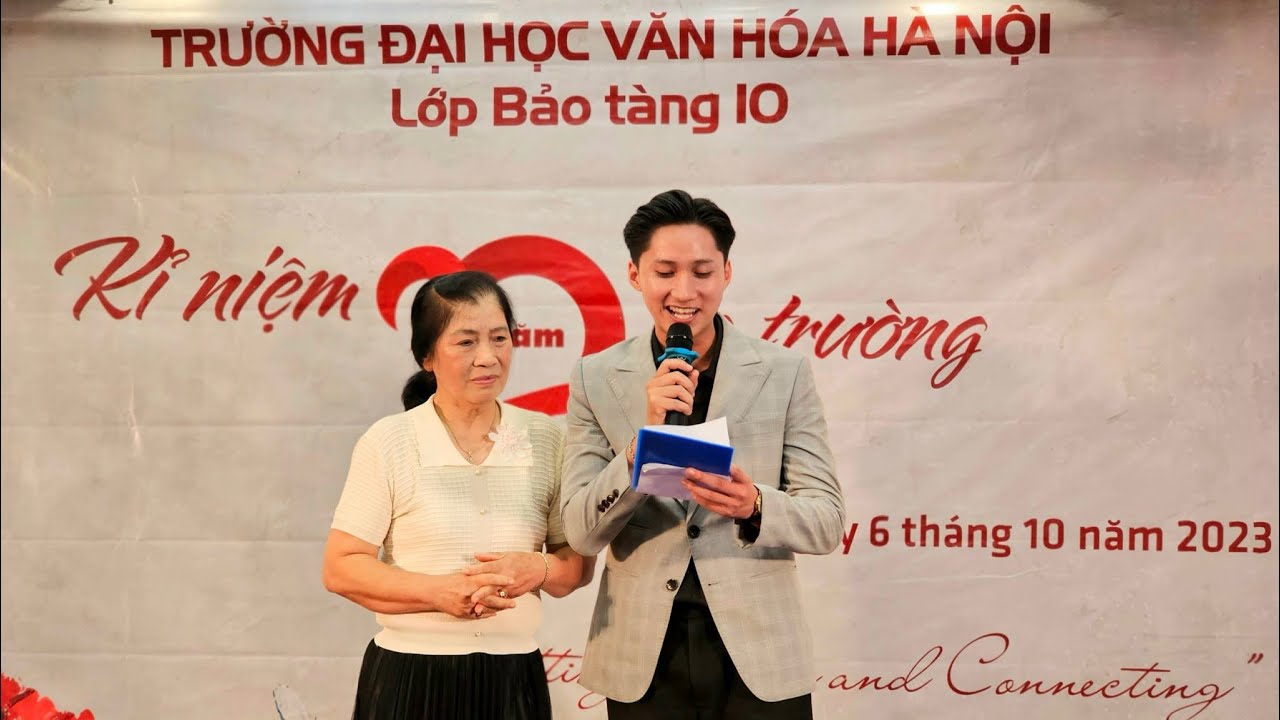 Chương Trình Họp Lớp: Kỉ Niệm 30 Năm Ngày Ra Trường (Lớp Bảo Tàng 10) - Đại Học Văn Hoá Hà Nội - youtube