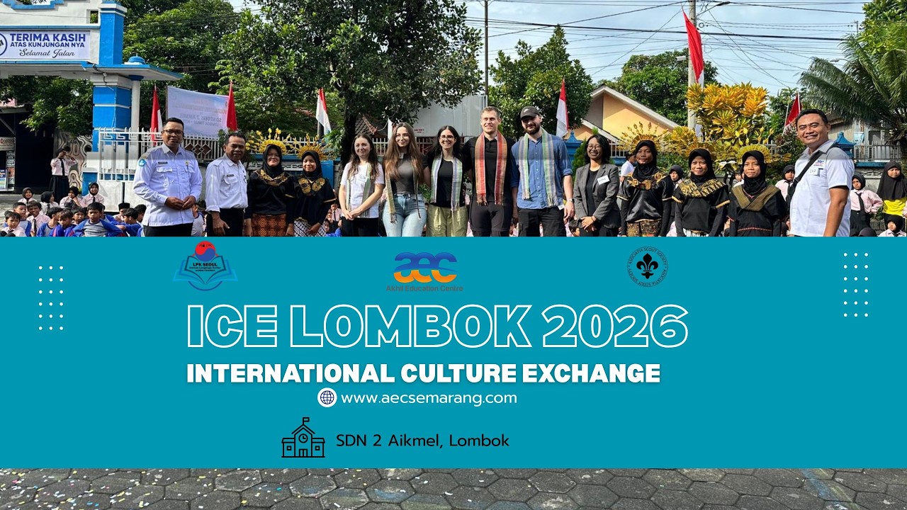 ICE [Inter-Culture Exchange] 'VOLUNTEER TEAM RUMANIA' || SDN 2 Aikmel, Lombok