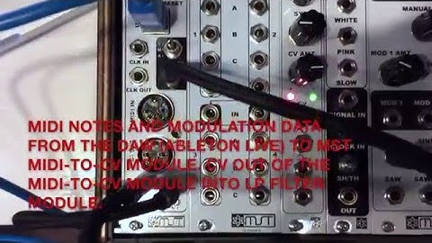Synthrotek MST MIDI to CV Module