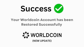 How to Restore Worldcoin Account Without Backup (NEW UPDATE)