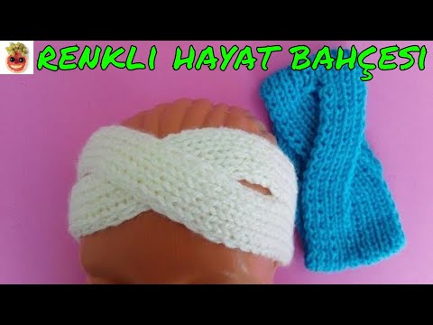 Kolay Saç Bandı / Bandana  Modeli  -  Anlatımlı Yapılışı -  Örgü Dantel Oya El İşi