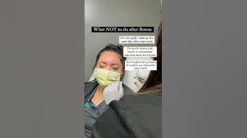 What NOT to do after #Botox 💉❤️
