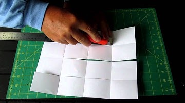 Meander book   folding and cutting