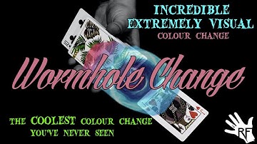 WARP SPACETIME With This INSANELY VISUAL Colour Change | Wormhole Change Tutorial