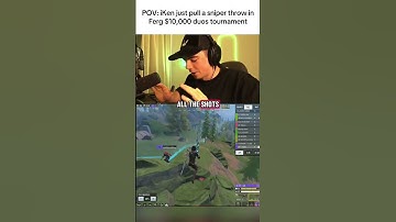 POV: iKen just pull a sniper throw in Ferg $10,000 duos tournament @iFerg #iferg #codmferg #codm