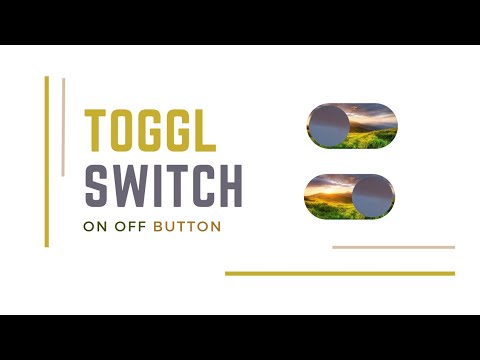 How To Create Toggle Button Using HTML/CSS with background image - YouTube