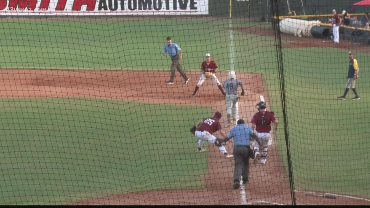 Macon Bacon vs. Bananas in baseball battle YouTube