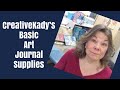 Art Journal Mixed Media -Basic Art Journal Supplies For Beginners