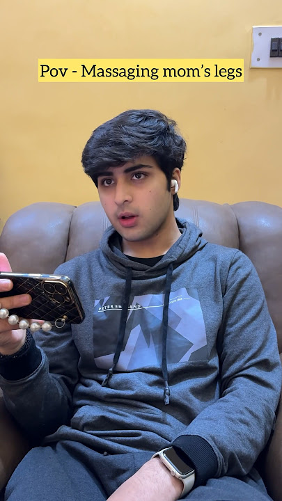 Massaging mom’s legs😂 | Raj Grover | #shorts