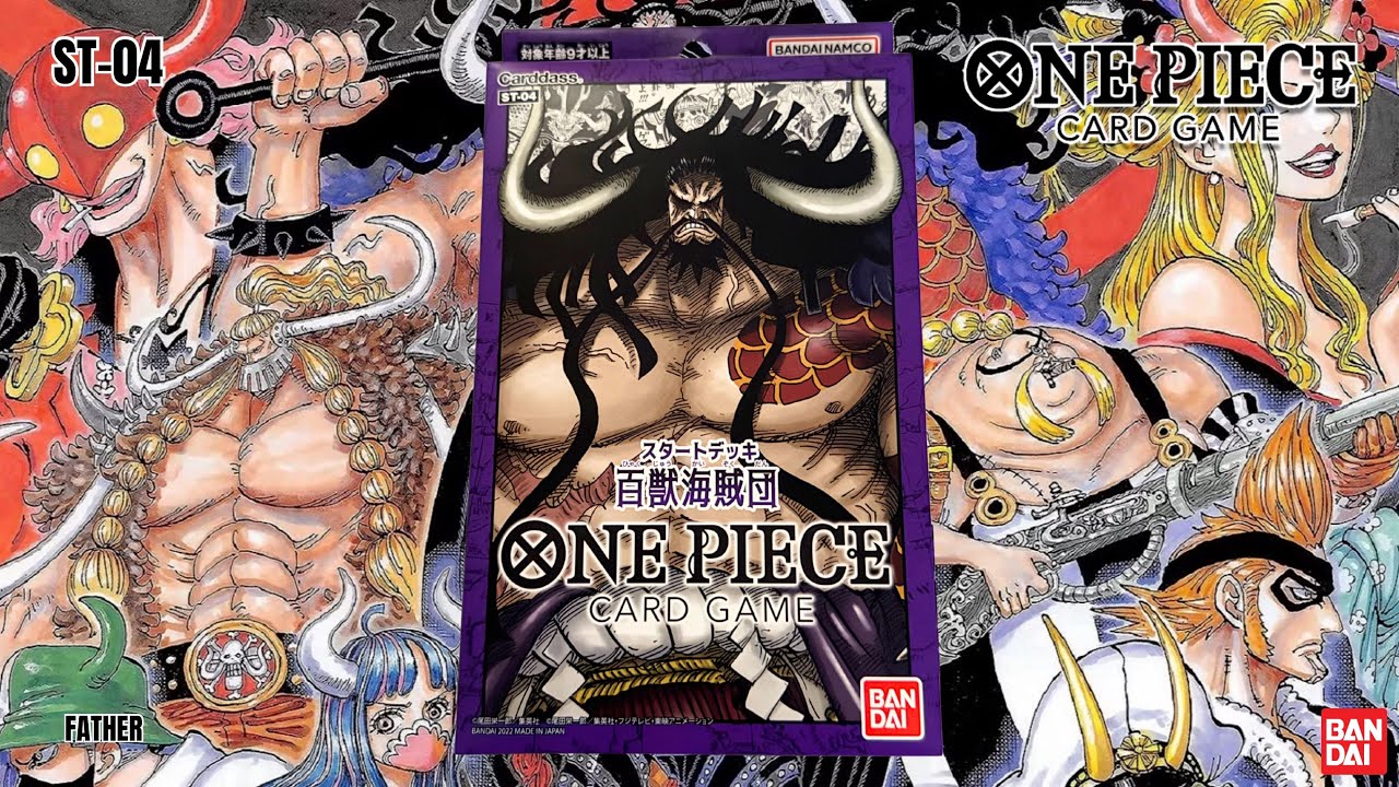 One Piece Card Game Starter Deck 4: Animal Kingdom Pirates (ST-04) Japanese Unboxing One Piece Card Game Starter Deck 4: Animal Kingdom Pirates (ST-04) Japanese Unboxing