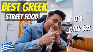 WE TRIED ULTIMATE GREEK STREET FOOD IN ATHENS! | WORLDS BEST CHEAPEST SOUVLAKI + GREEK YOGURT