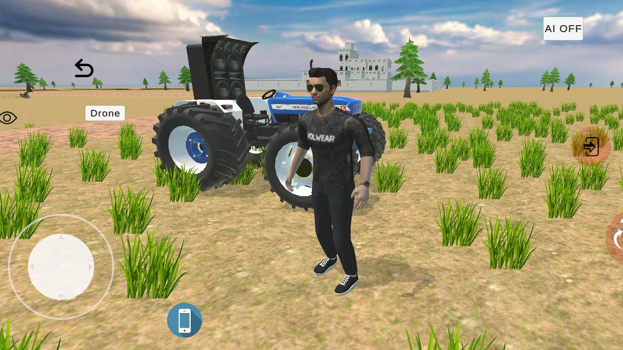Indian Desi Life Simulator 3D | New Tractor Driving + Farming Mod Gameplay | Android Gameplay