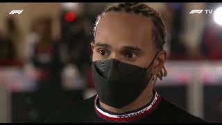 Lewis Hamilton Post Race Interview Bahrain GP #LewisHamilton #BahrainGP