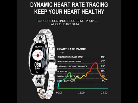 Waterproof Heart Rate Monitoring Bluetooth For Android IOS Fitness Bracelet Smartwatch
