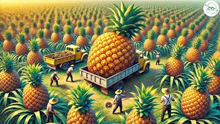 How American Farmers Pick Millions Of Pineapples, Pineapple Harvesting Agricultural Doentary