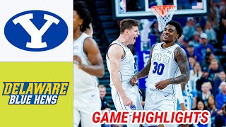 Byu Cougars Vs Delaware Blue Hens Full Game Highlights Nov 11, 2025 Mens College Basketball