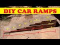 How to DIY HOMEMADE CAR RAMP - NO SLIP RAMPS